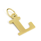 Lightweight Small 9ct Gold Initial Letter Charms A - Z