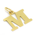 Lightweight Small 9ct Gold Initial Letter Charms A - Z