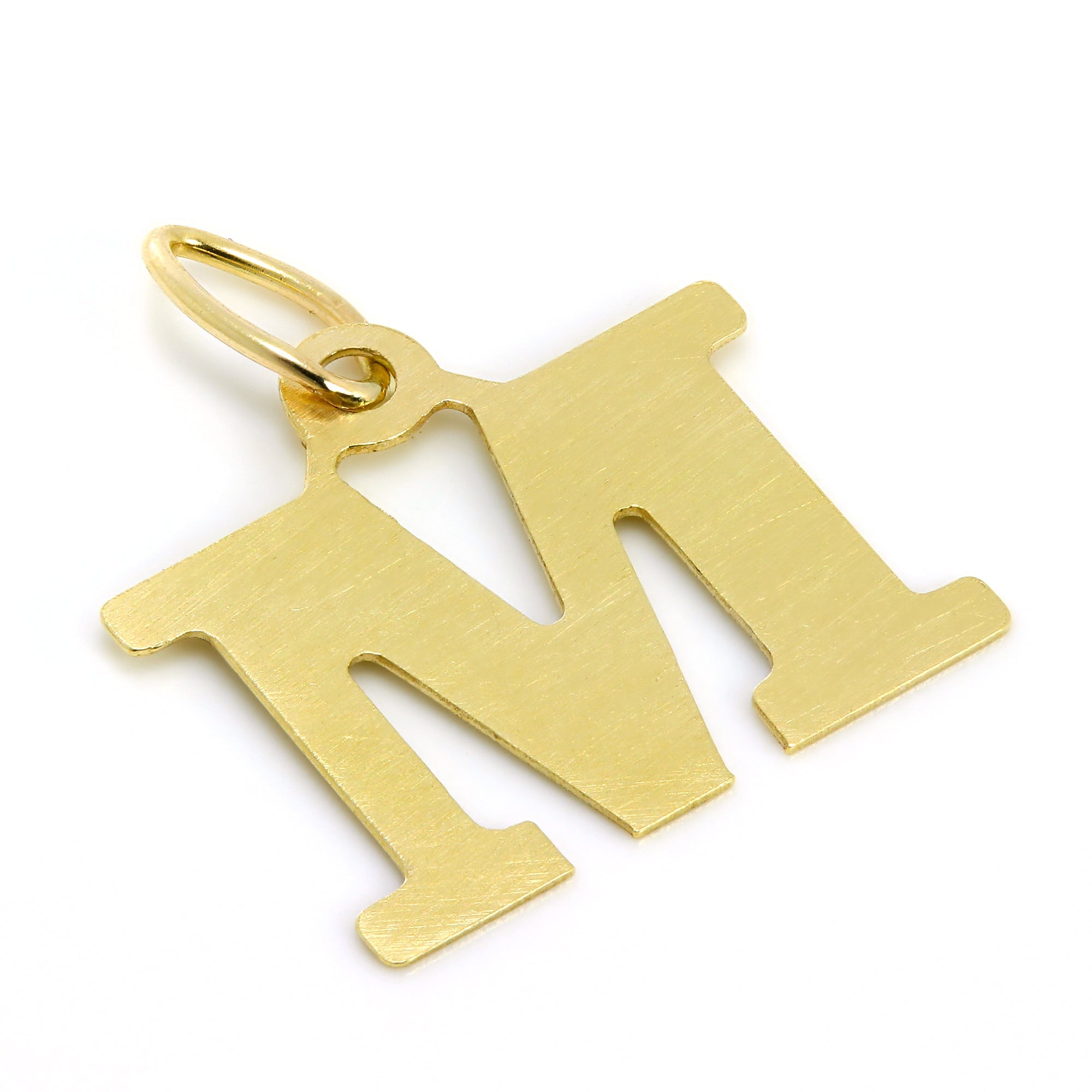 Lightweight Small 9ct Gold Initial Letter Charms A - Z