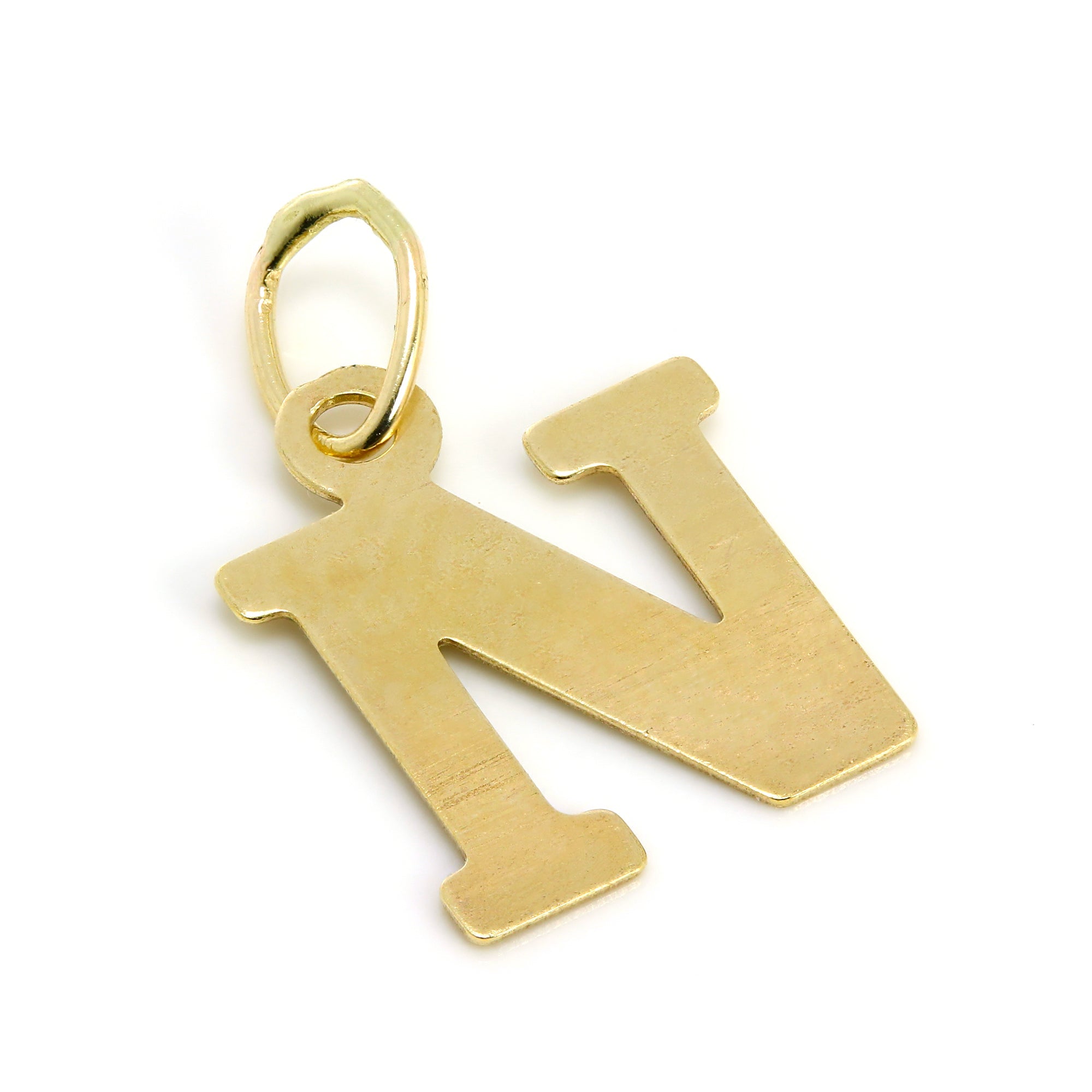 Lightweight Small 9ct Gold Initial Letter Charms A - Z