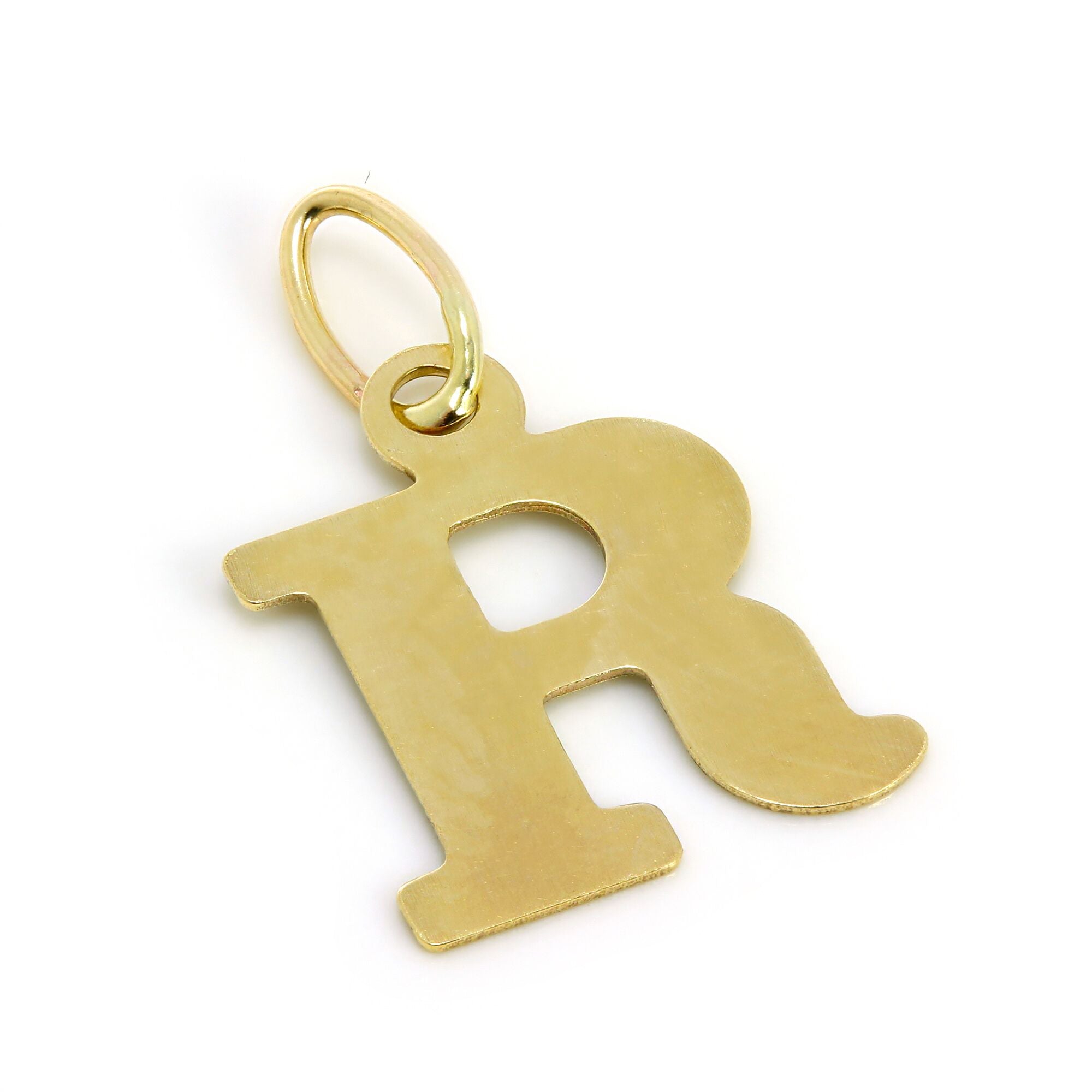 Lightweight Small 9ct Gold Initial Letter Charms A - Z