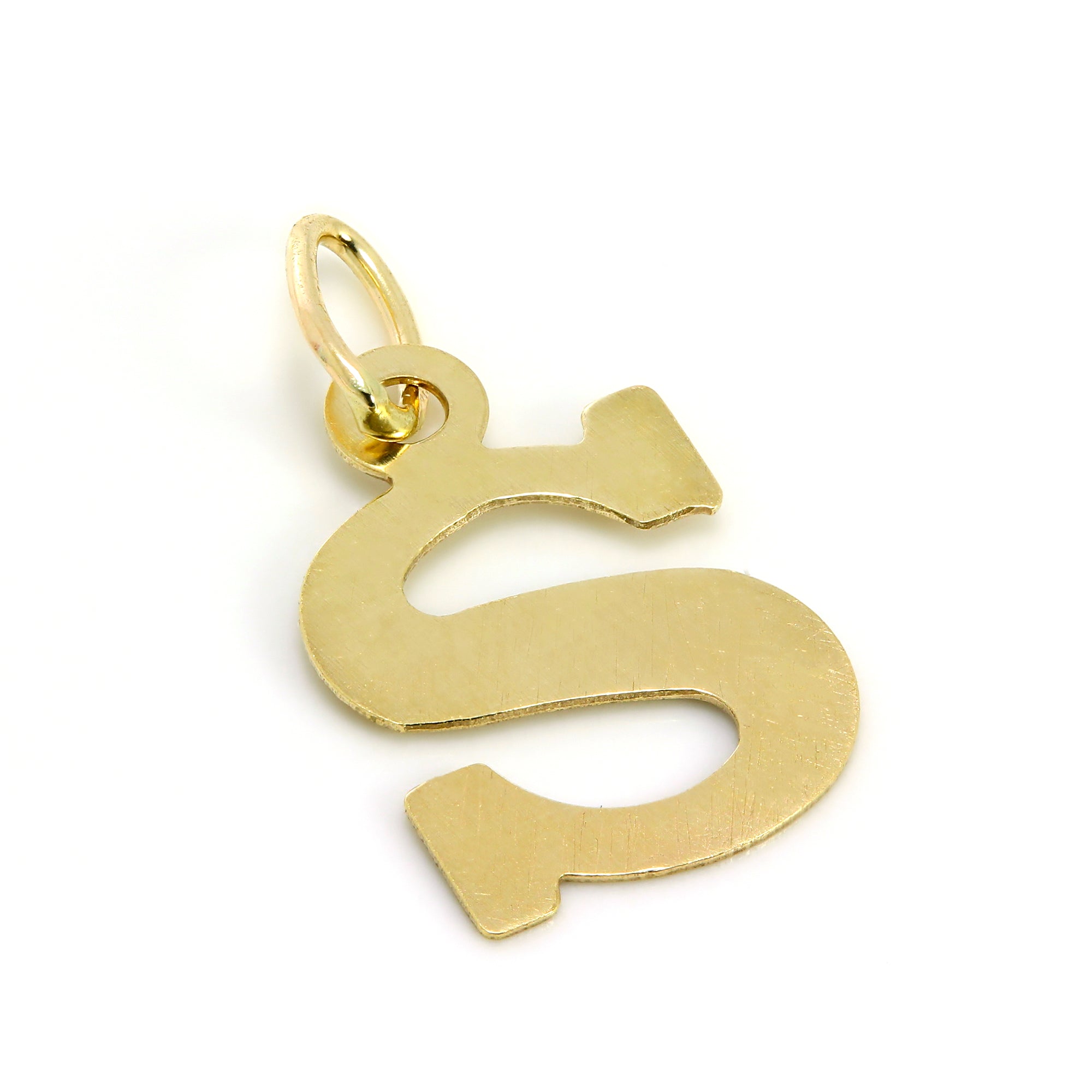Lightweight Small 9ct Gold Initial Letter Charms A - Z