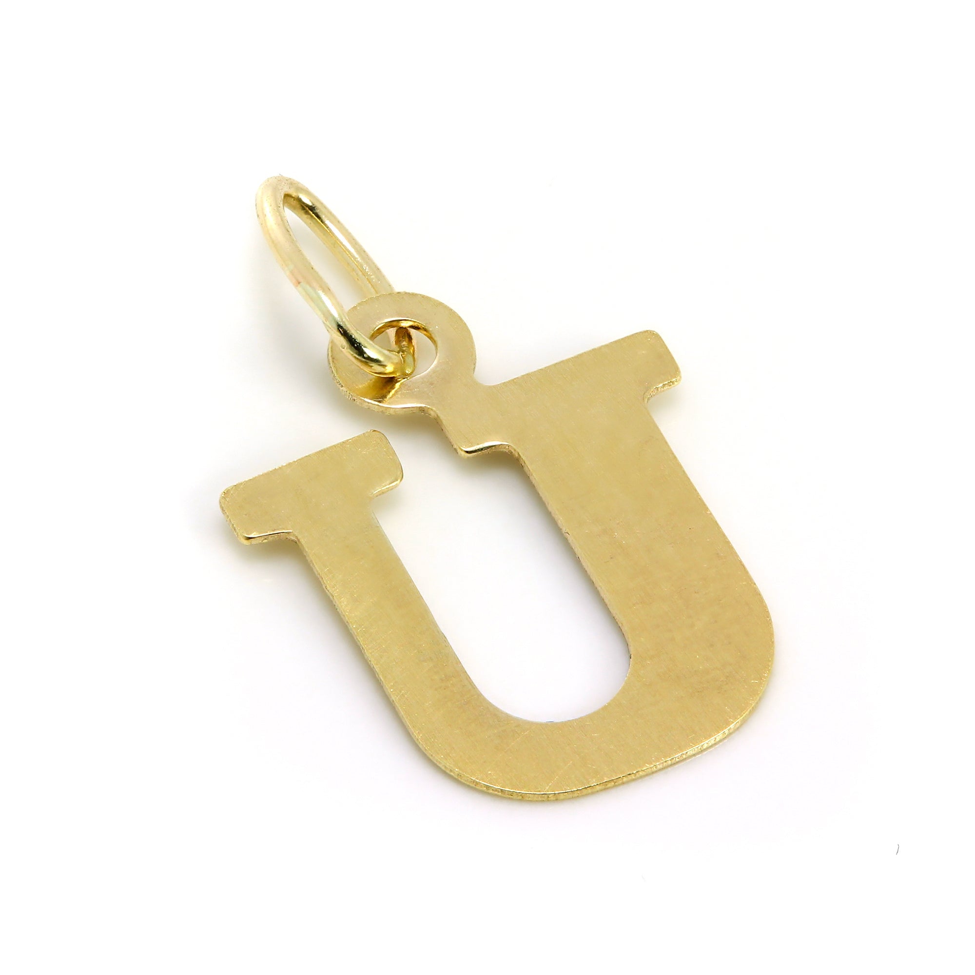 Lightweight Small 9ct Gold Initial Letter Charms A - Z