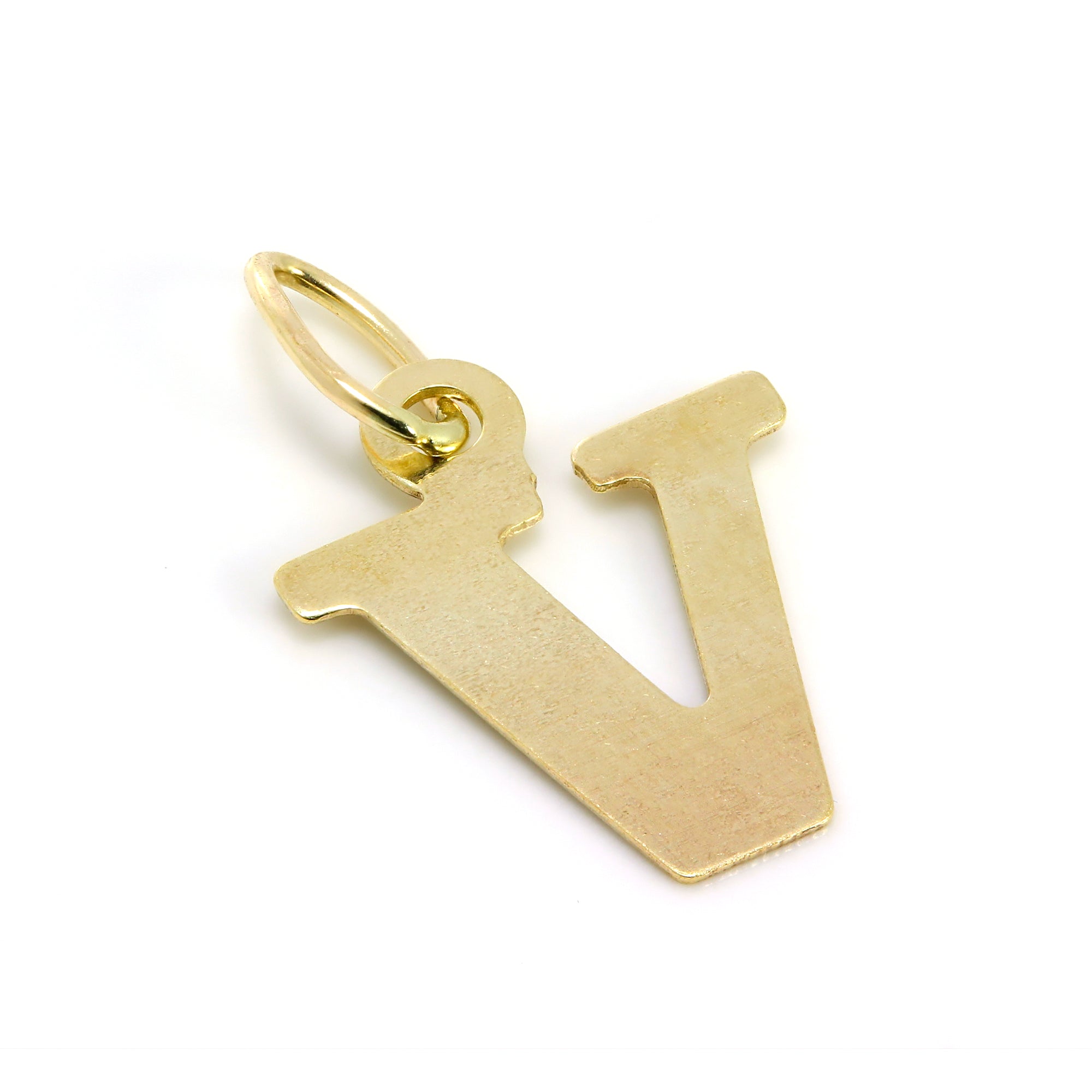 Lightweight Small 9ct Gold Initial Letter Charms A - Z