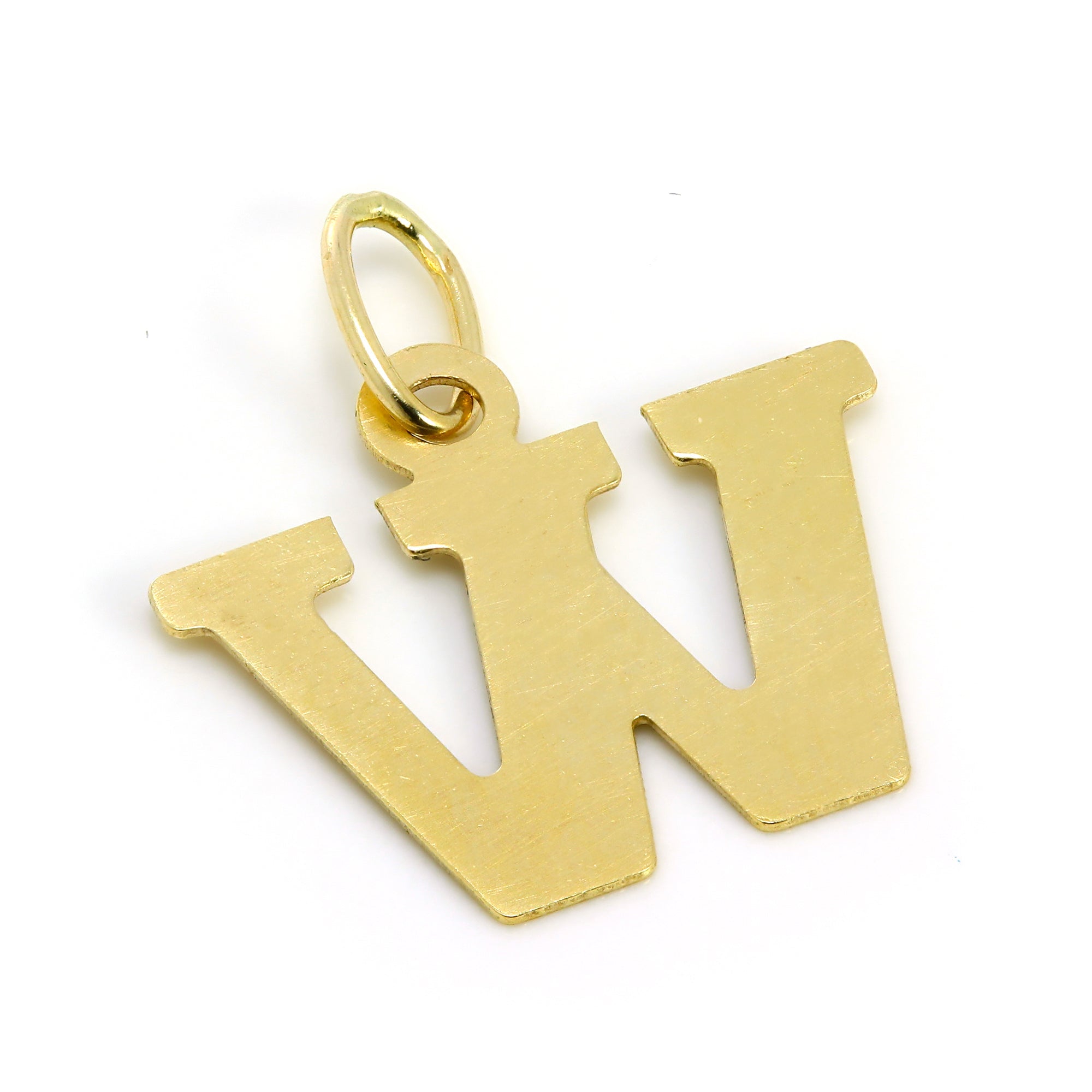 Lightweight Small 9ct Gold Initial Letter Charms A - Z