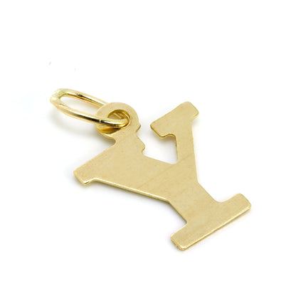 Lightweight Small 9ct Gold Initial Letter Charms A - Z