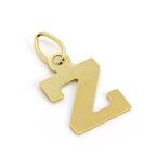 Lightweight Small 9ct Gold Initial Letter Charms A - Z