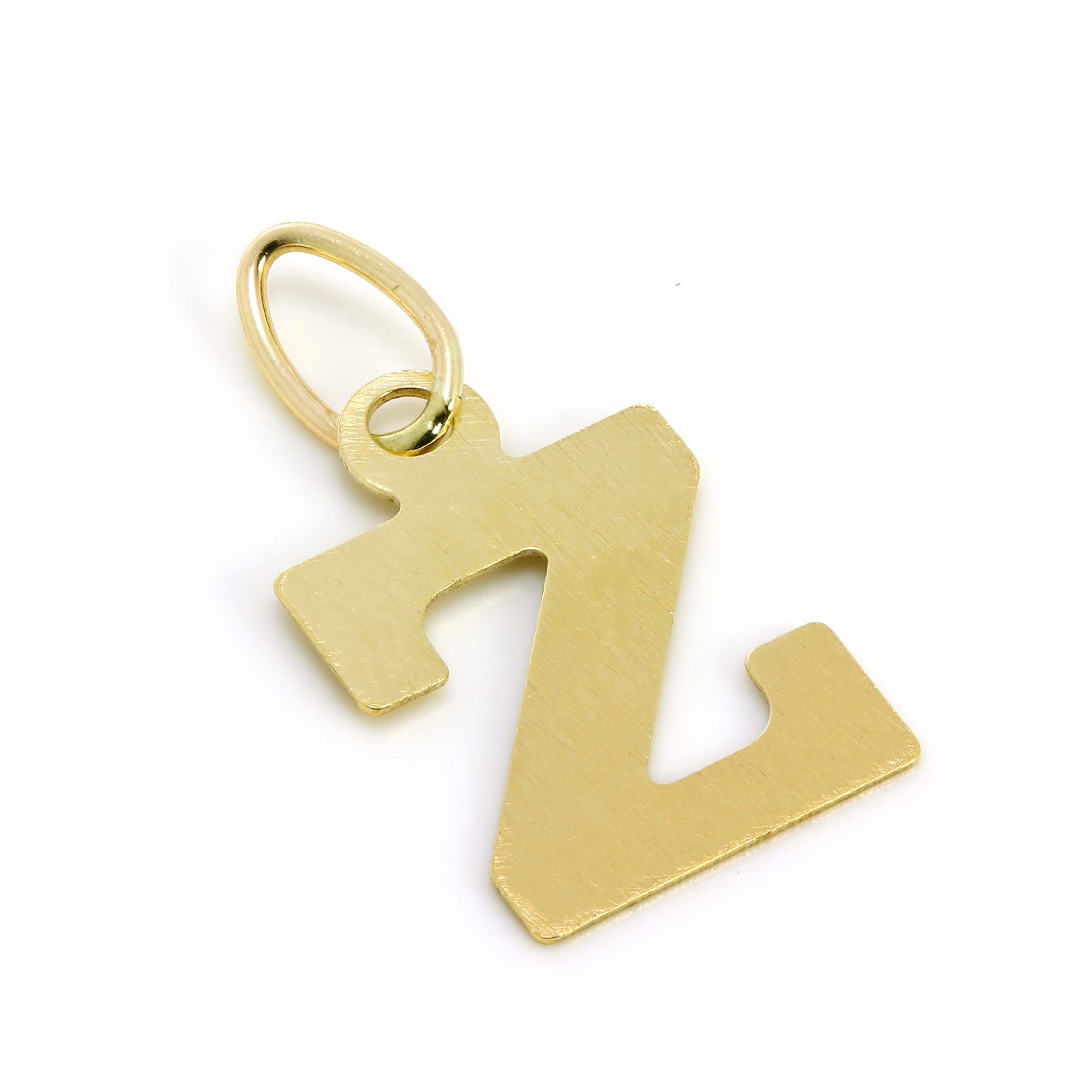Lightweight Small 9ct Gold Initial Letter Charms A - Z