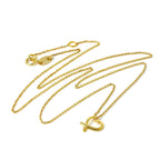 9ct Gold Open Heart Pendant 16 Inch Necklace