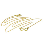 9ct Gold Infinity Pendant 16 Inch Necklace