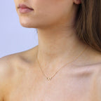 9ct Gold Infinity Pendant 16 Inch Necklace