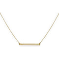 9ct Gold Thin ID Plate Necklace
