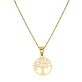 9ct Gold Tree of Life Pendant Necklace 16 - 20 Inches