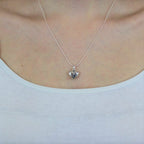 Sterling Silver Puffed Heart Engravable Locket on 14 - 28 Inches