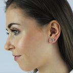 Sterling Silver Unicorn Stud Earrings