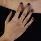 Sterling Silver Open Triangle Ring Sizes J - V