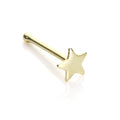 9ct Yellow Gold Star Nose Stud
