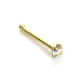 9ct Yellow Gold Aurora Borealis Nose Stud
