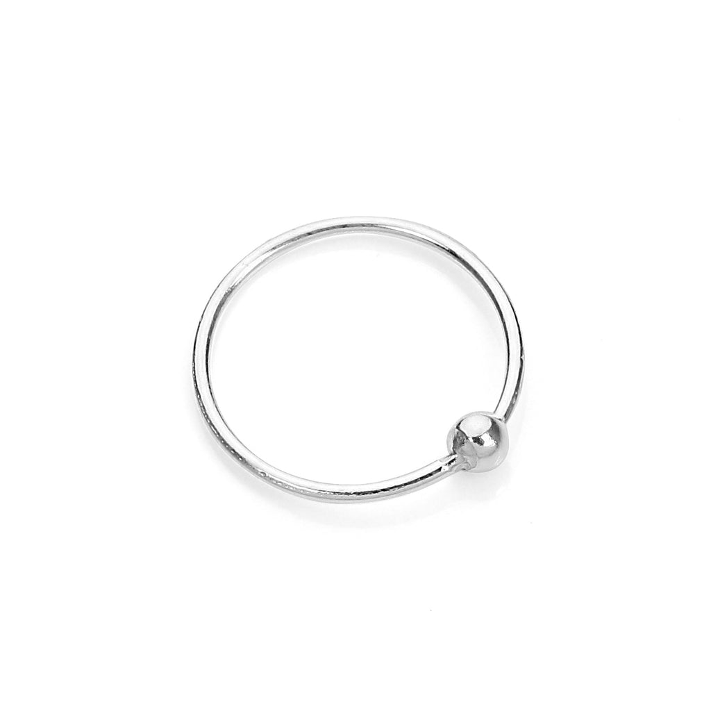 Sterling Silver BCR Nose Ring