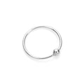 Sterling Silver BCR Nose Ring