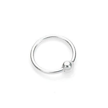 Sterling Silver BCR Nose Ring