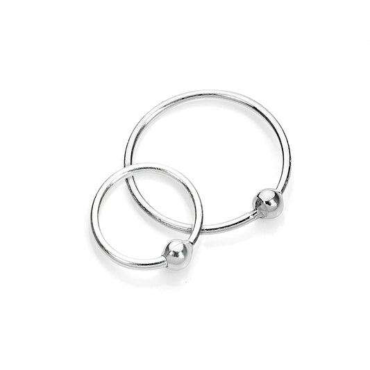 Sterling Silver BCR Nose Ring