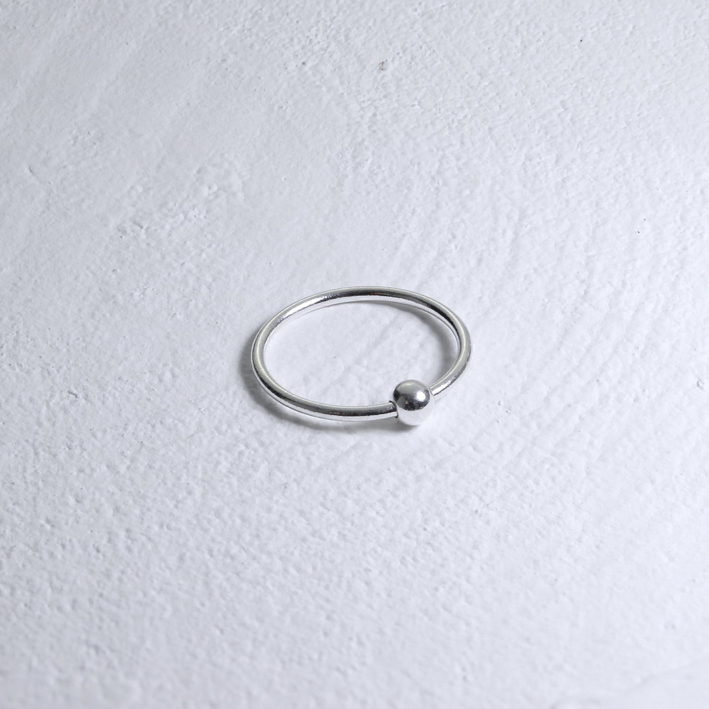 Sterling Silver BCR Nose Ring
