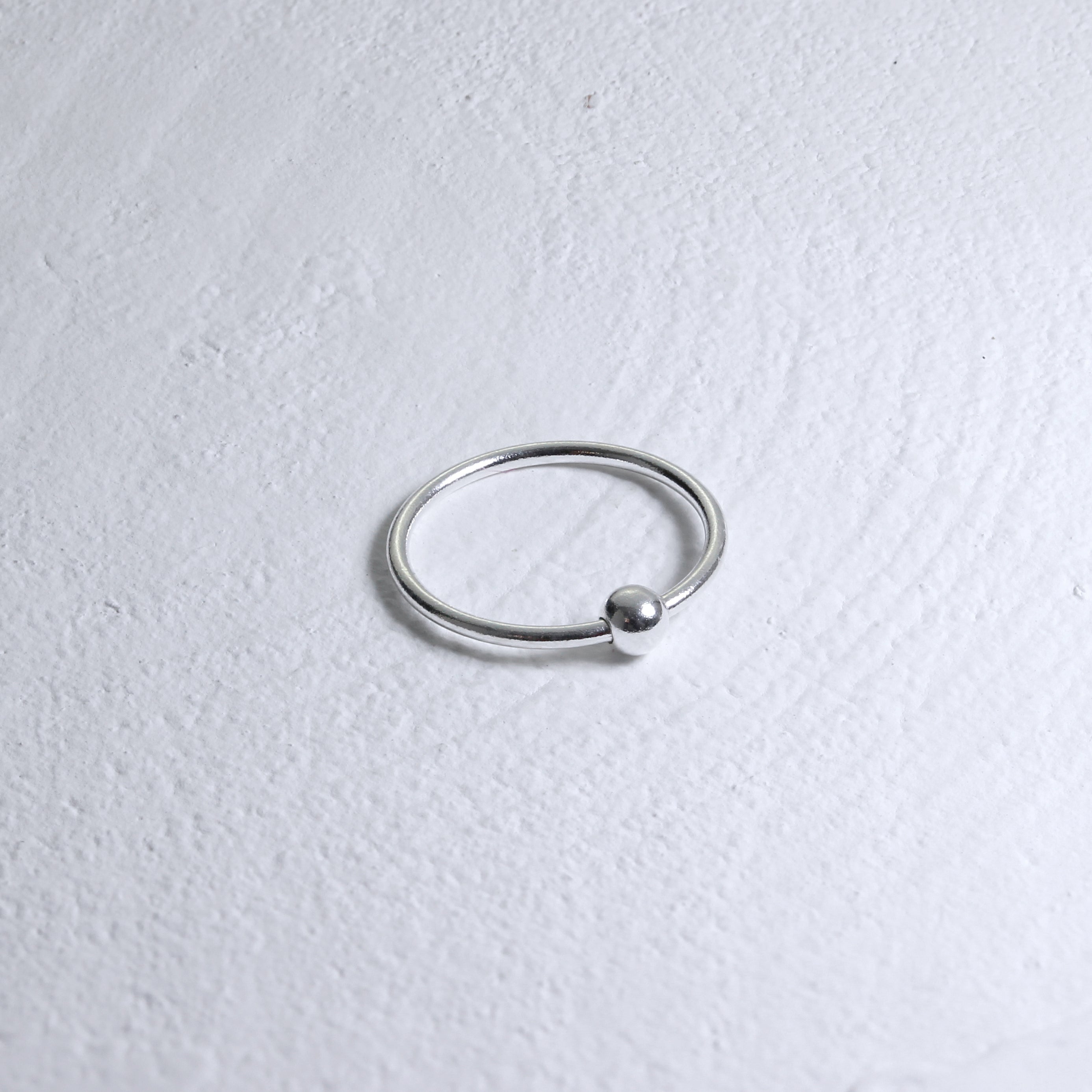 Sterling Silver BCR Nose Ring