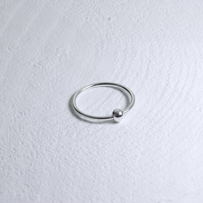 Sterling Silver BCR Nose Ring