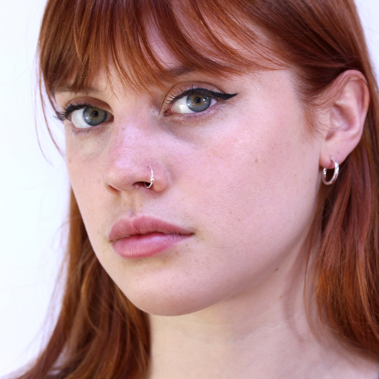 Sterling Silver BCR Nose Ring