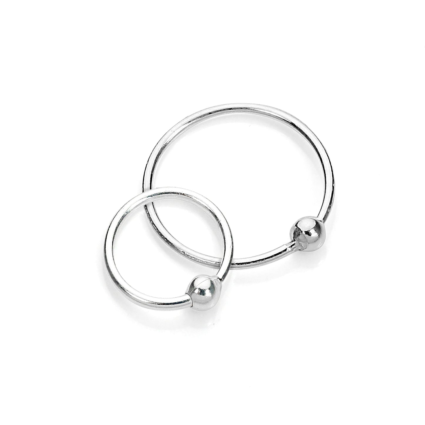Sterling Silver BCR Nose Ring