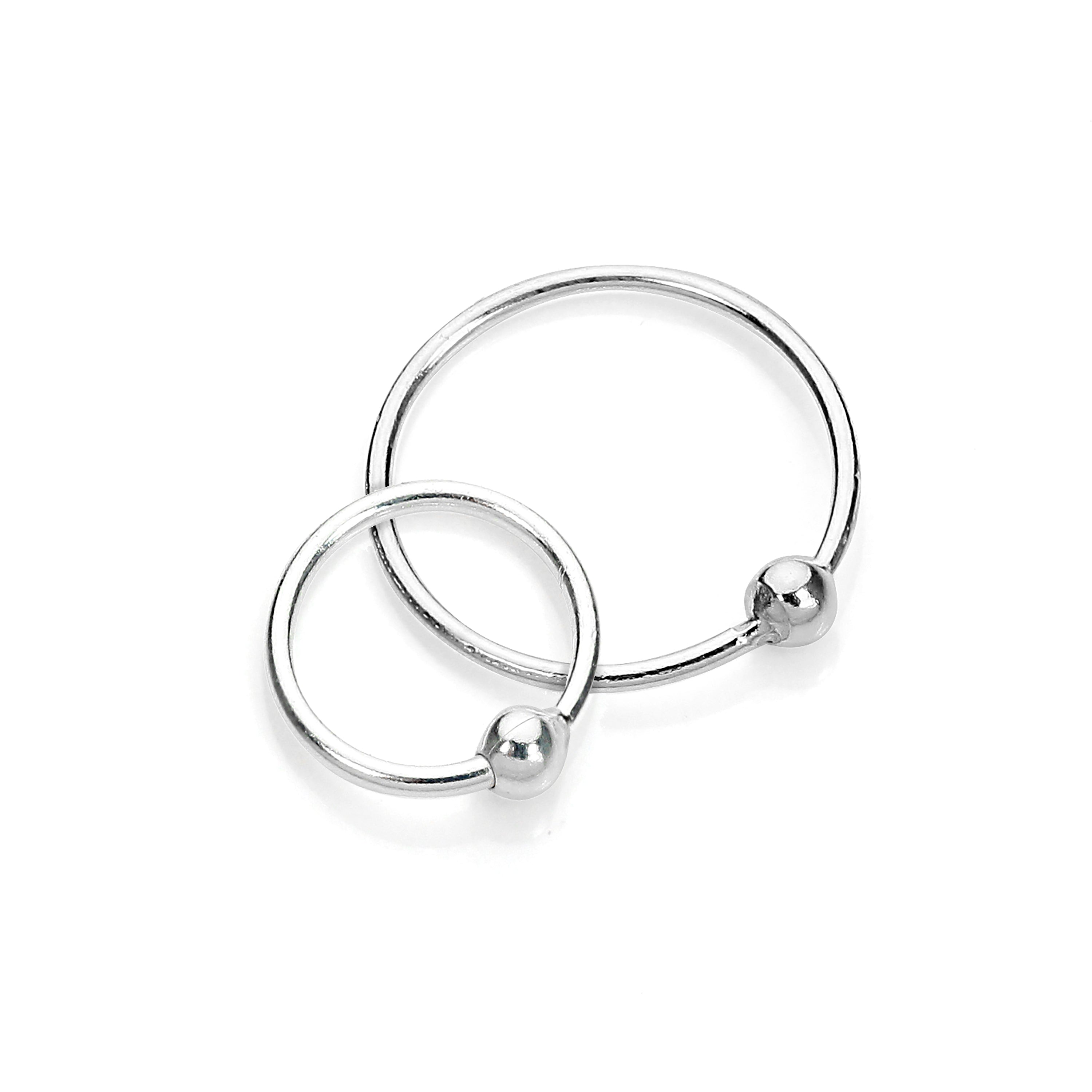 Sterling Silver BCR Nose Ring