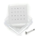 20 Pack Sterling Silver 4 Prong Set CZ 2mm Nose Studs