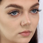 14ct Rose Gold Nose Ring 22Ga