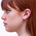 Sterling Silver 4 Claw Set Jewelled 20Ga Nose and Ear Tragus Ring
