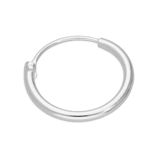 Sterling Silver 24Ga Segment Hoop Nose Ring 12mm