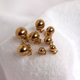 9ct Yellow Gold Ball Stud Earrings