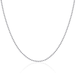 Sterling Silver 2mm Bead Chain