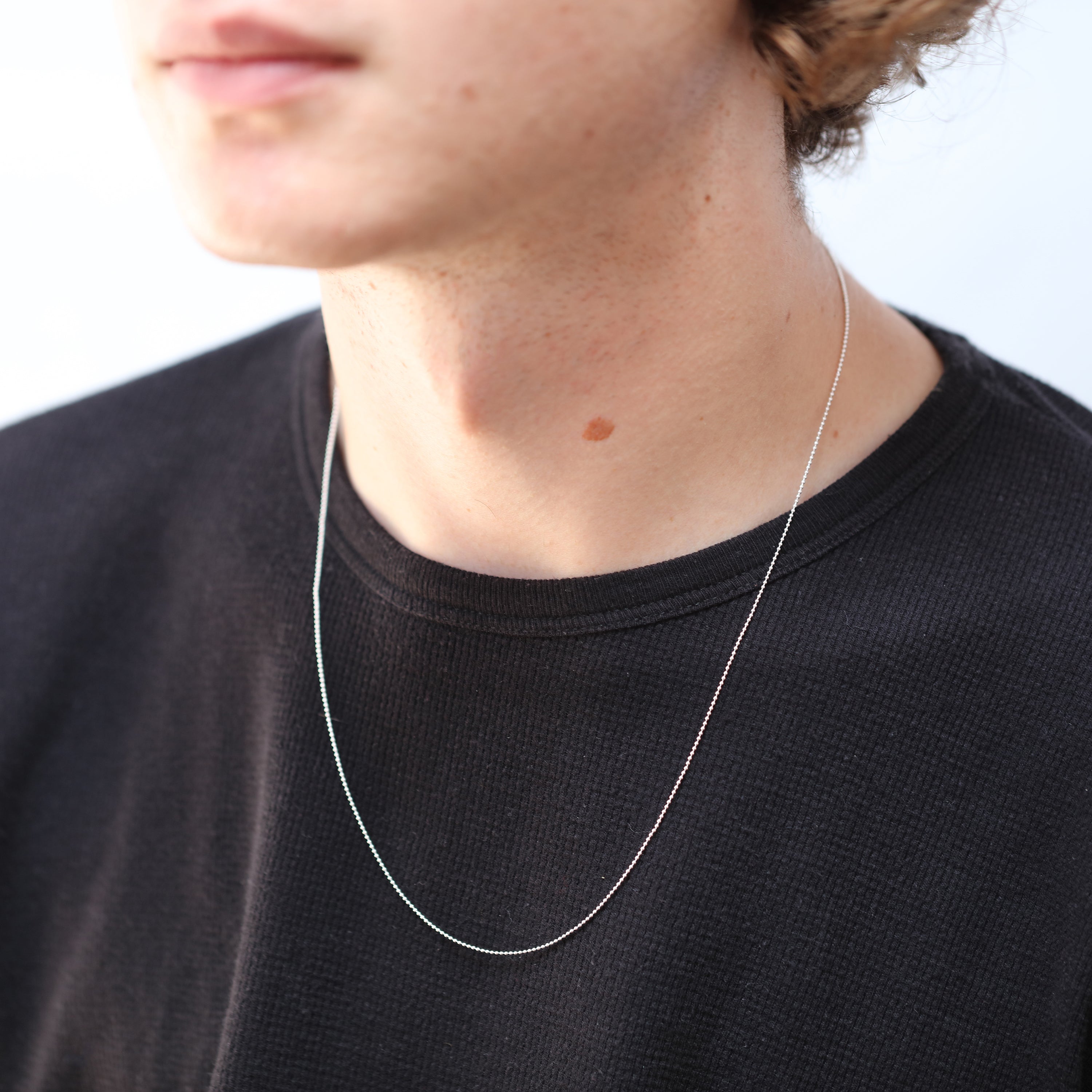 Sterling Silver 2mm Bead Chain