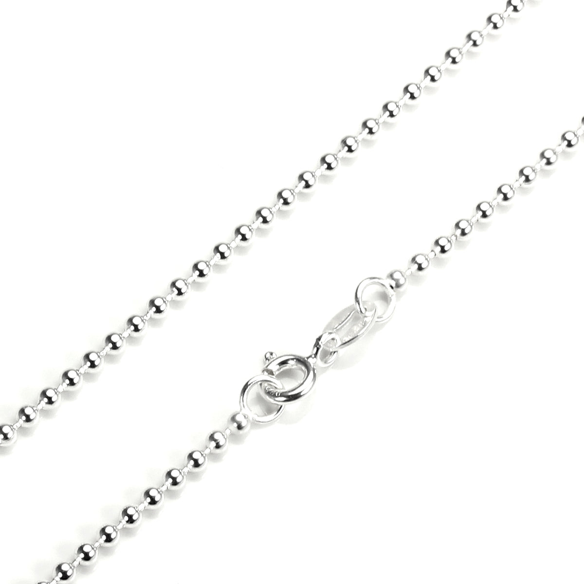 Sterling Silver 2mm Bead Chain