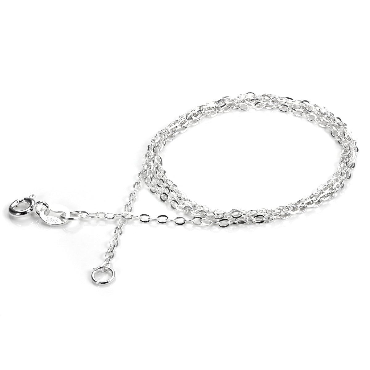 Sterling Silver Flat Trace Chain