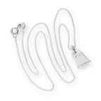 Sterling Silver Ghost Pendant Necklace 14 - 22 Inches