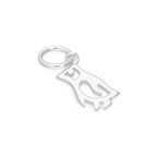 Sterling Silver Penguin Charm w Cut Out Details