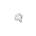 Sterling Silver Floating Fancy Calligraphy Script Letter Charms A - Z