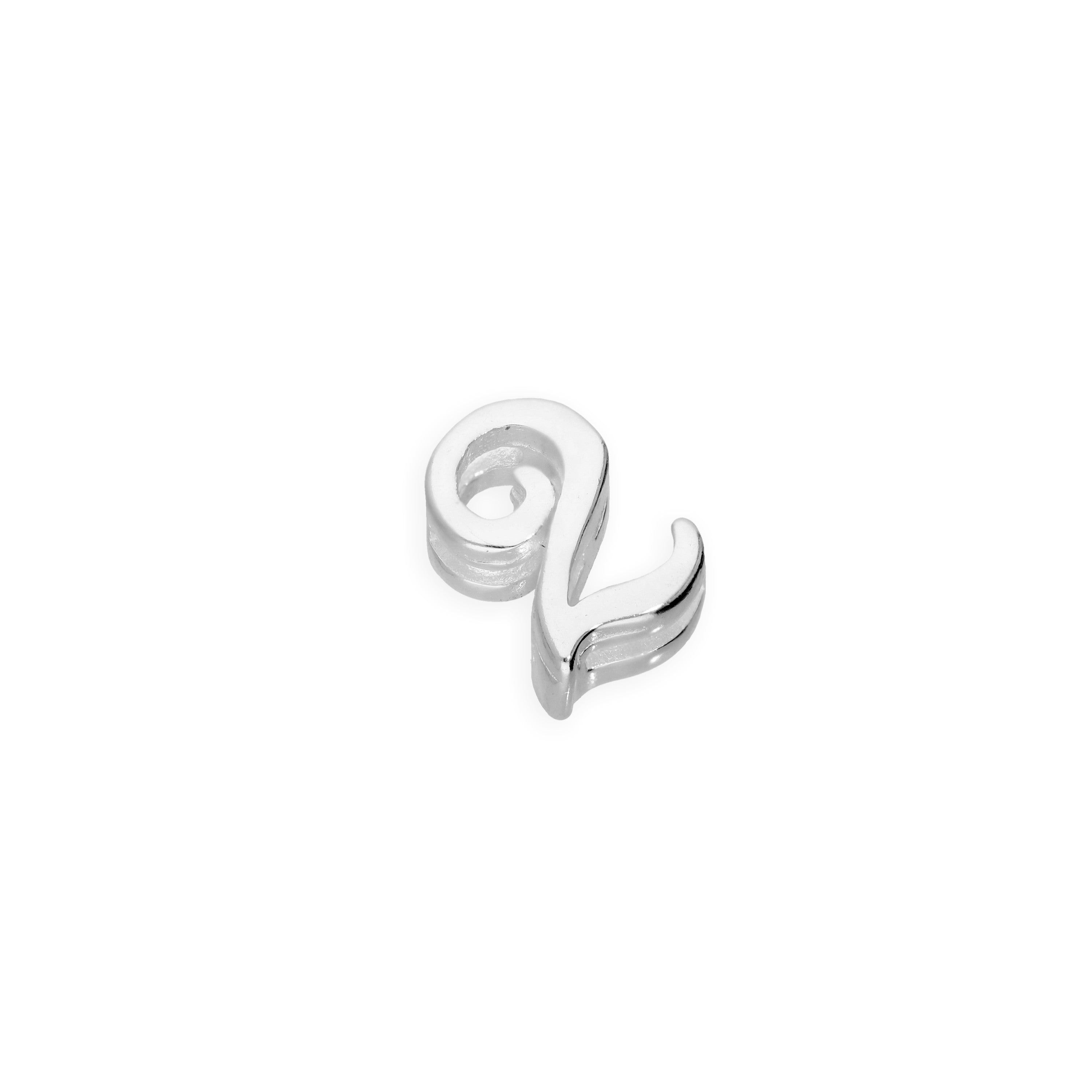 Sterling Silver Floating Birthday Number Charms 0 - 9