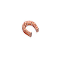 Rose Gold Plated Sterling Silver Floating Lucky Horseshoe Charm