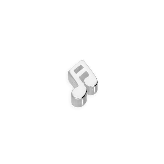 Sterling Silver Floating Music Note Charm
