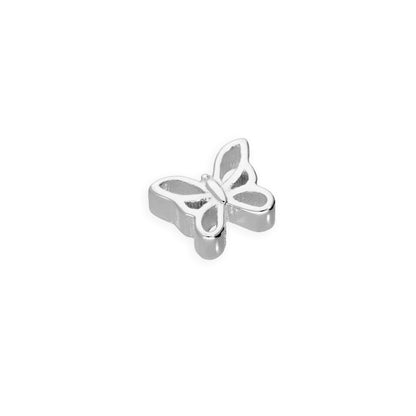 Sterling Silver Floating Open Butterfly Charm