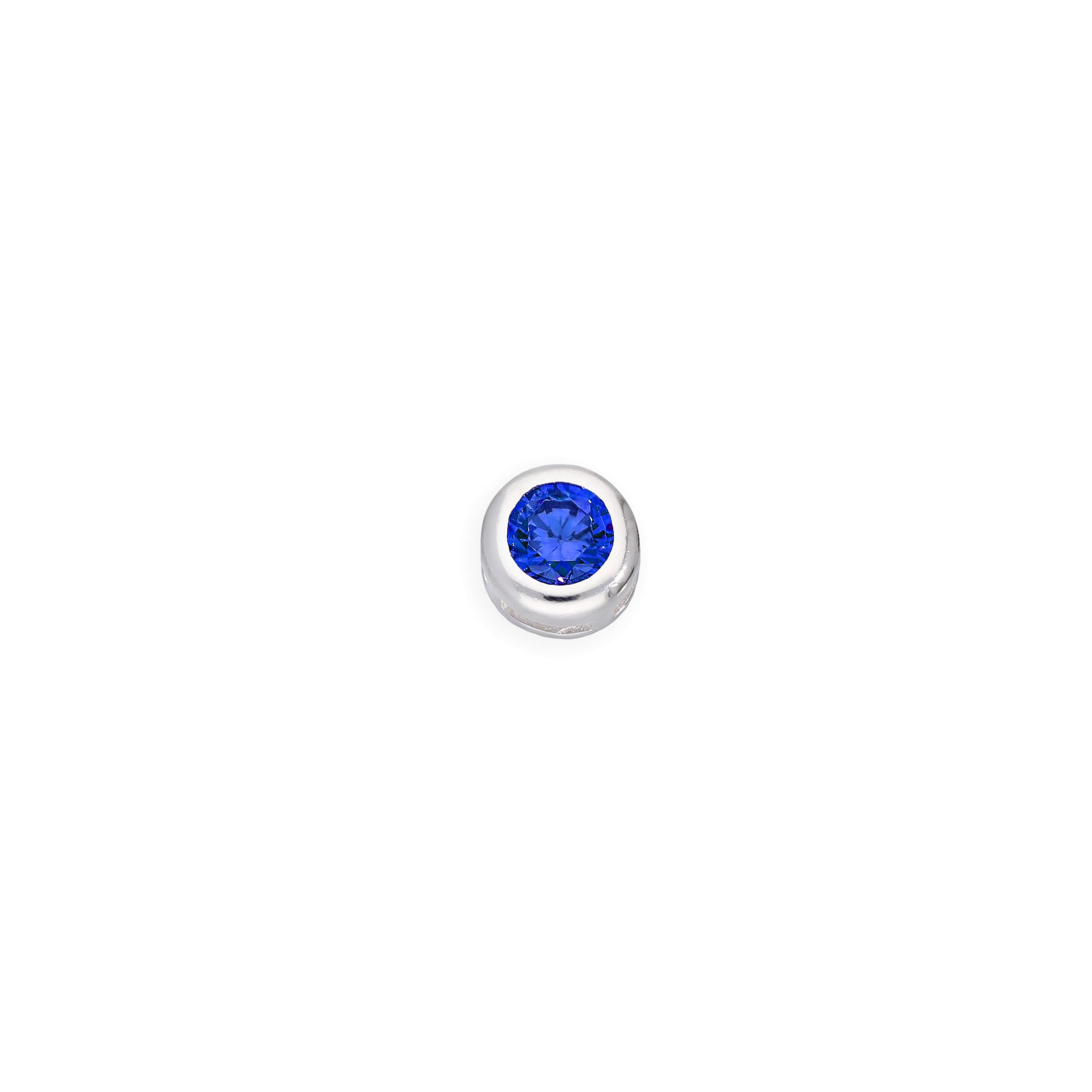 Sterling Silver & CZ Crystal Floating Birthstone Charms