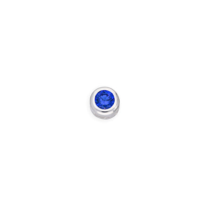 Sterling Silver & CZ Crystal Floating Birthstone Charms
